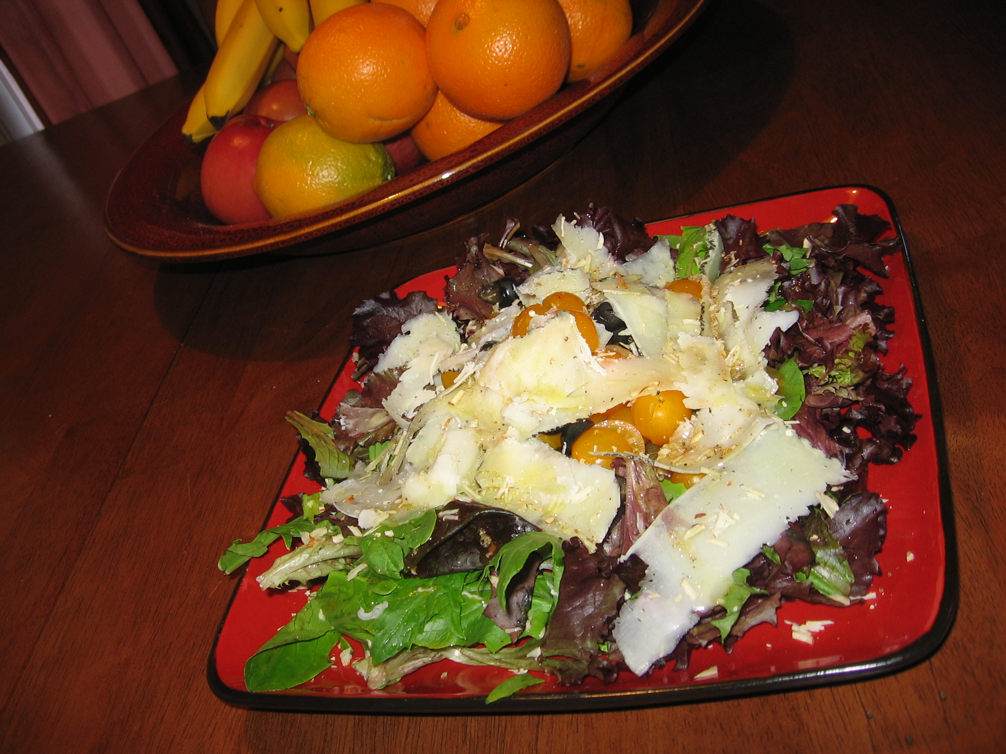 Andrea Beaman’s Arugula Salad with Shaved Manchego Cheese